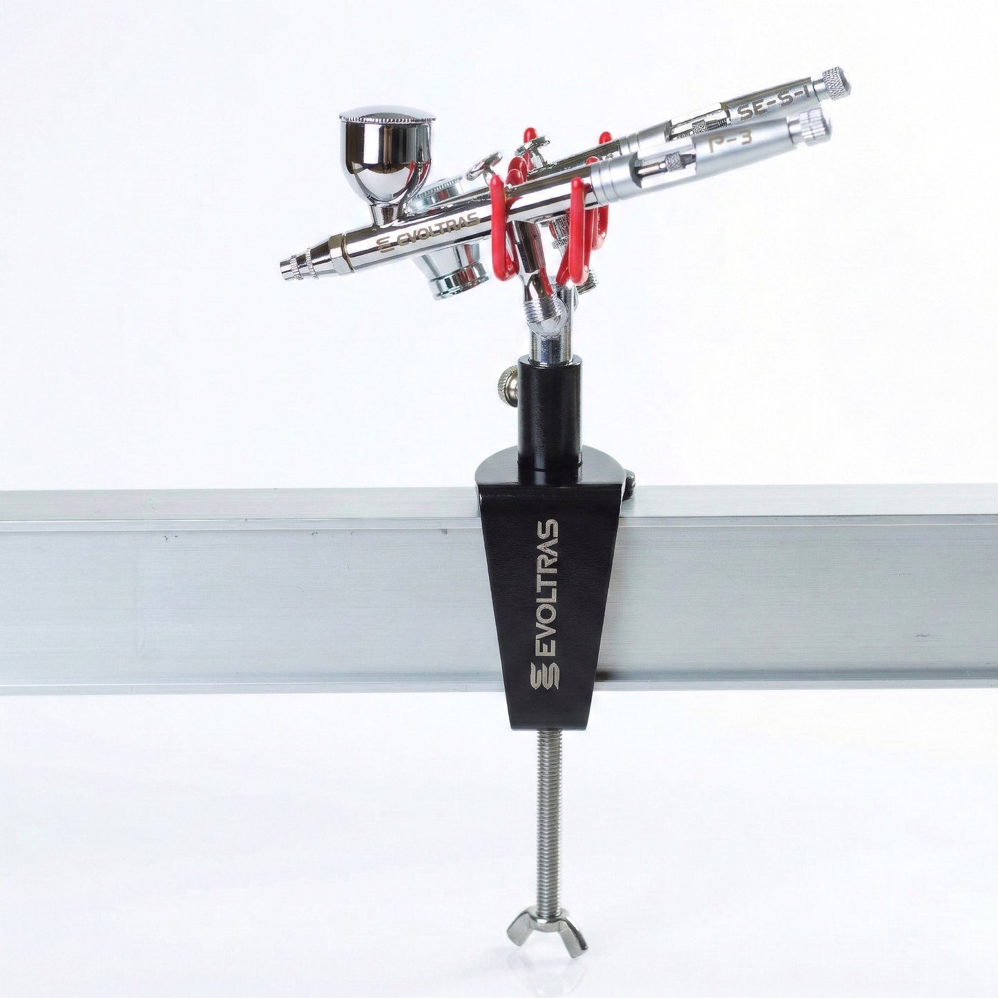 Table stand for 2 airbrushes