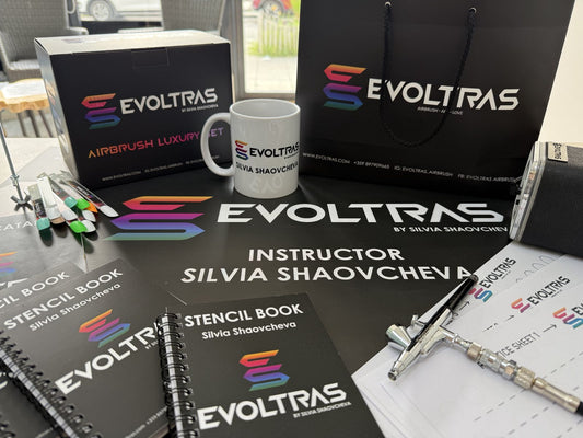 Аерография в маникюра с включено оборудване – Luxury сет – Индивидуално