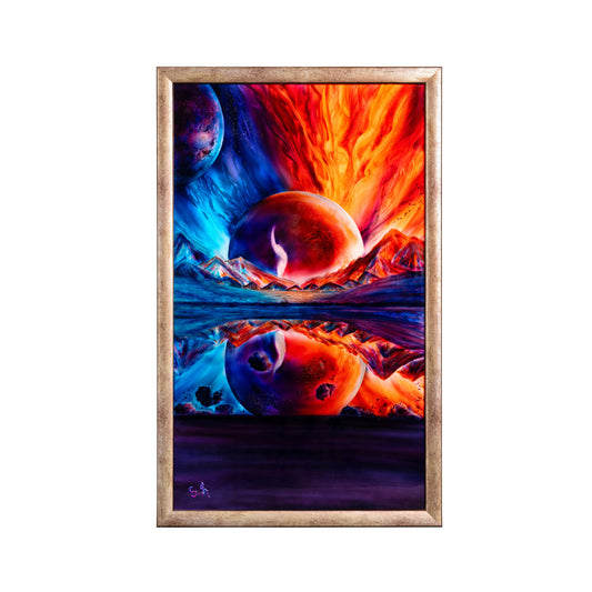 Картина с аэрограф "Безкрайност" / "Infinity"