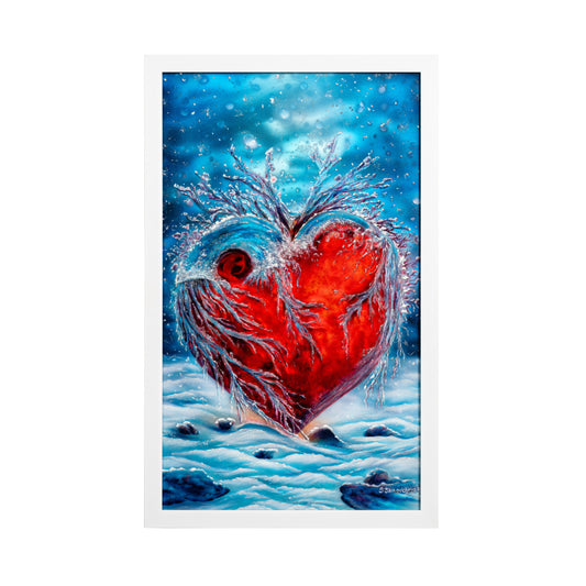 Картина с аэрограф "Снежен пульс" / "Snow pulse"